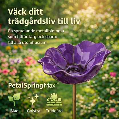 PetalSpring Max™ Trädgårdsdekoration – Färgstark vattenstation för ett levande uterum