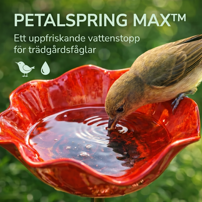 PetalSpring Max™ Trädgårdsdekoration – Färgstark vattenstation för ett levande uterum