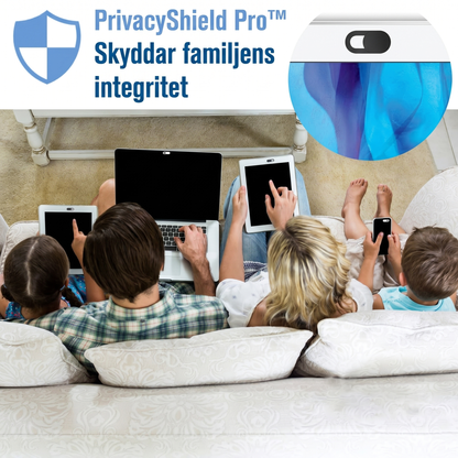 PrivacyShield Pro™ Kameraskydd – Skydda din integritet med ett enkelt skjutlock (5-pack)