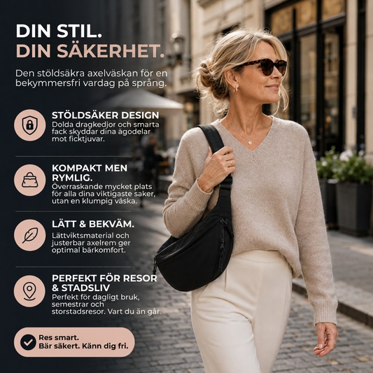 LunaCarry™ Axelväska – Elegant komfort för varje tillfälle