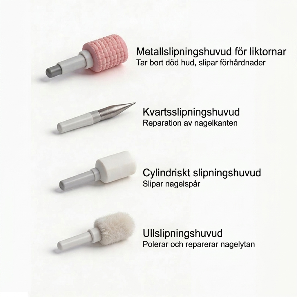 Professionell elektrisk nagelfil