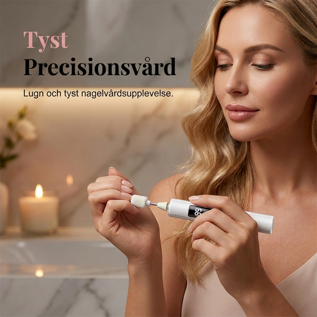 Professionell elektrisk nagelfil