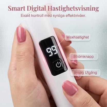 Professionell elektrisk nagelfil
