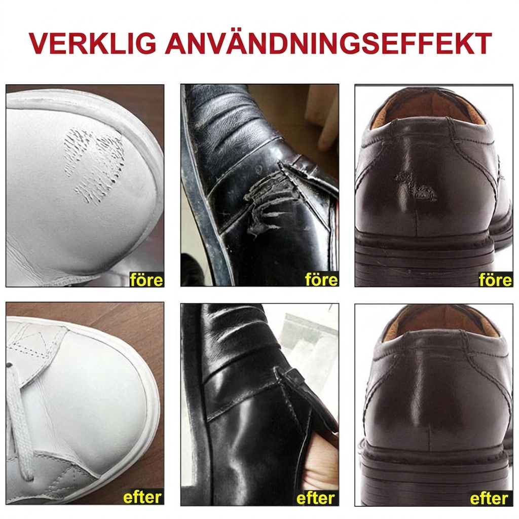 Läderreparationskräm – Fyller sprickor, vårdar, skyddar och återställer glansen!