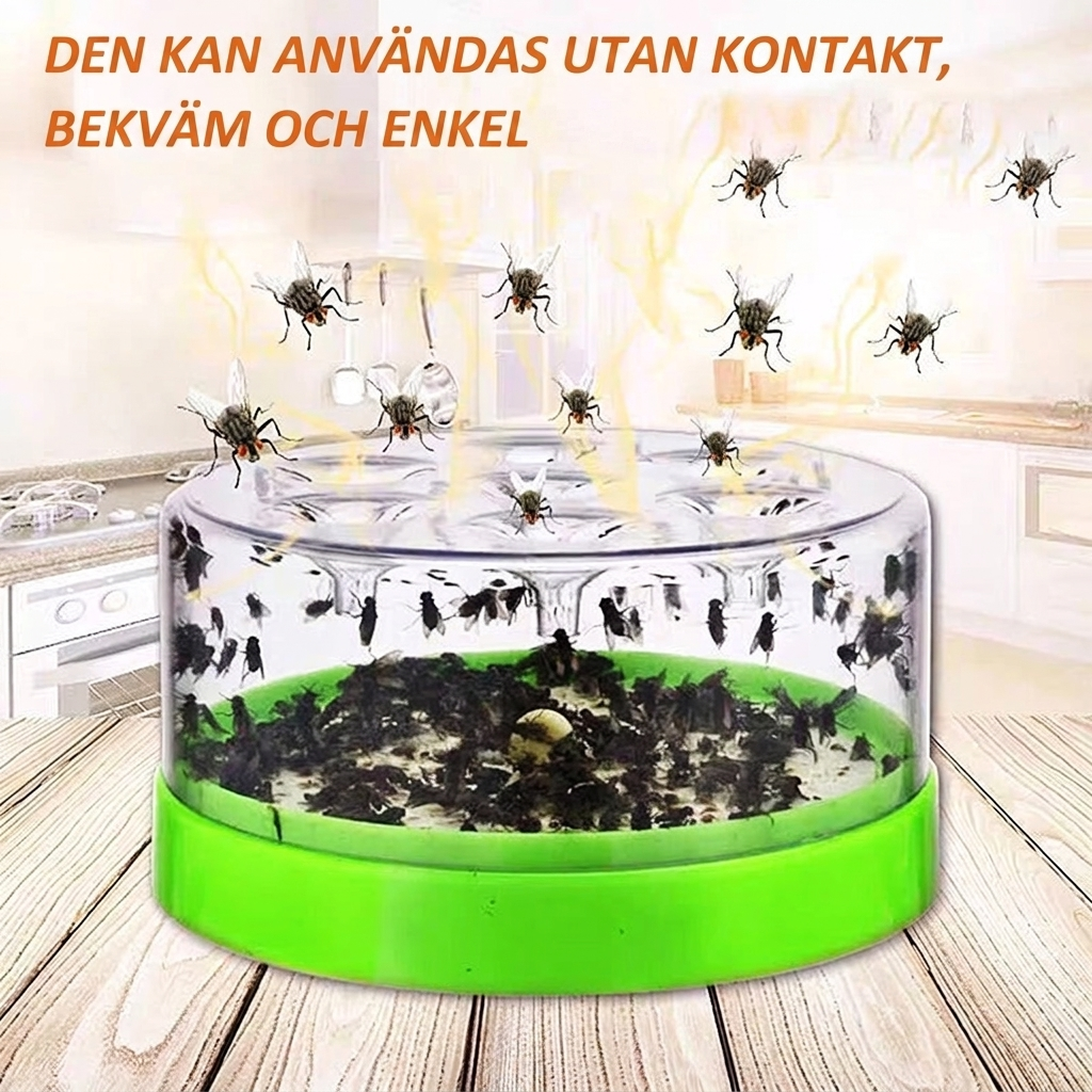 Flugfångare utan elektricitet – återanvändbar, effektiv och miljövänlig! Bort med de små krypen!