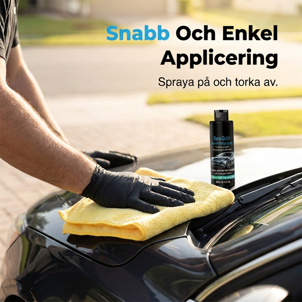 Högblank nanokeramisk spraybeläggning, vattenavvisande och reptålig