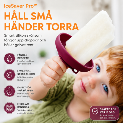 IceSaver Pro™ Glasshållare – Slipp kladdiga händer och smält glass