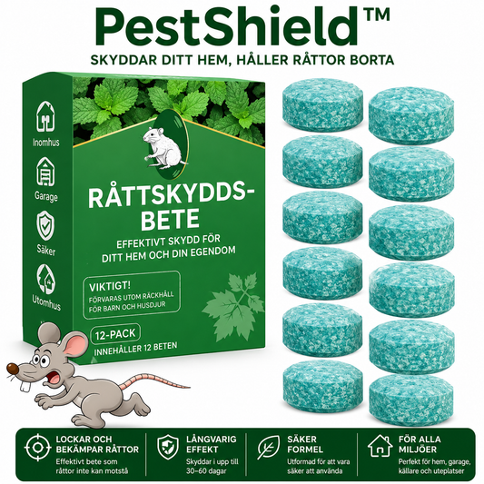 PestShield™ Peppermint Balls – Naturligt skydd mot möss, råttor och spindlar (12-pack)