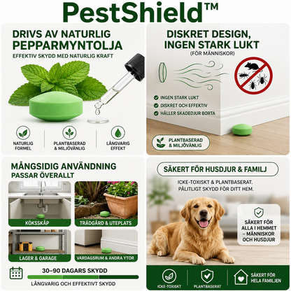 PestShield™ Peppermint Balls – Naturligt skydd mot möss, råttor och spindlar (12-pack)