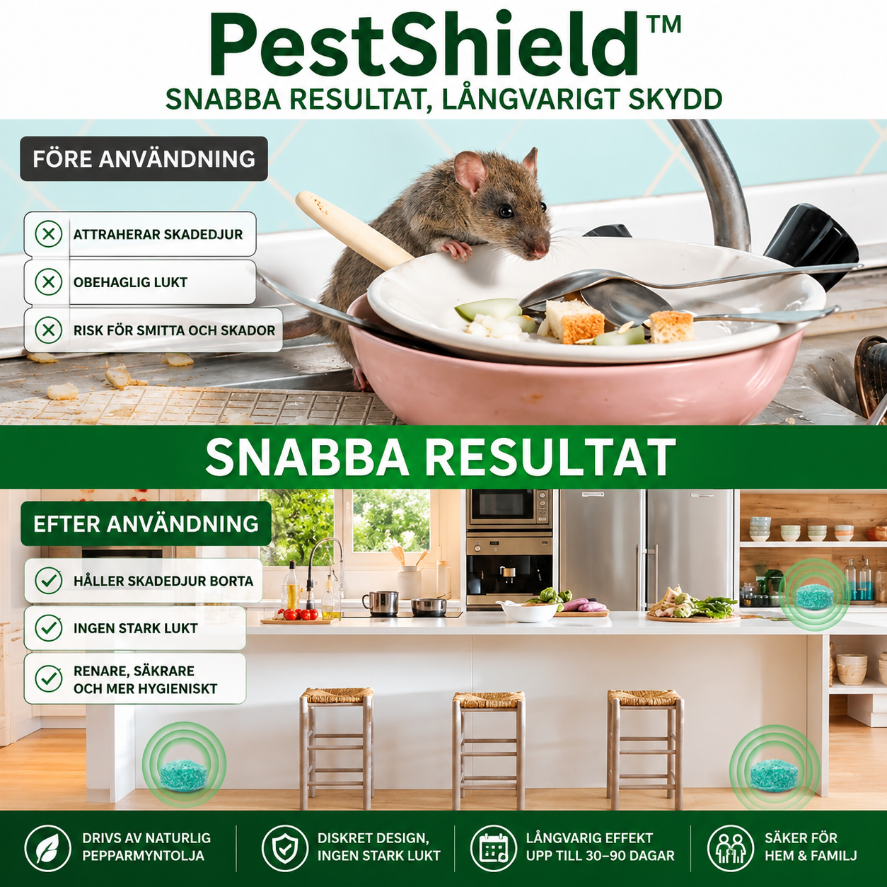 PestShield™ Peppermint Balls – Naturligt skydd mot möss, råttor och spindlar (12-pack)