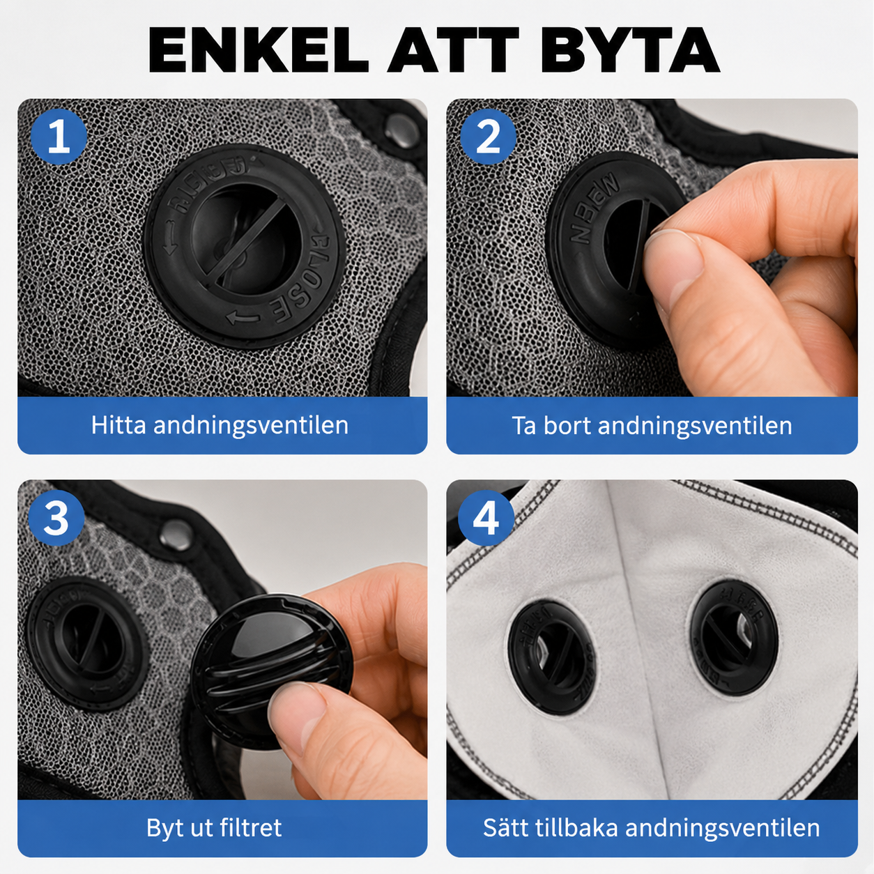 MotoShield Pro™ Motorcykelmask – Vindskydd med integrerade skyddsglasögon
