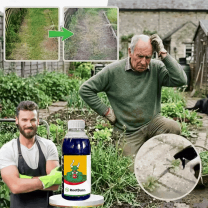 RootBurn™ Weed Killer | Eliminates stubborn weeds within 24 hours!