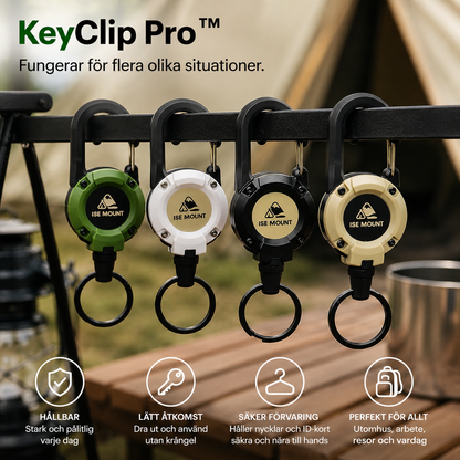 KeyClip Pro™ Karbinhake – Smidig och säker organisering av nycklar varje dag