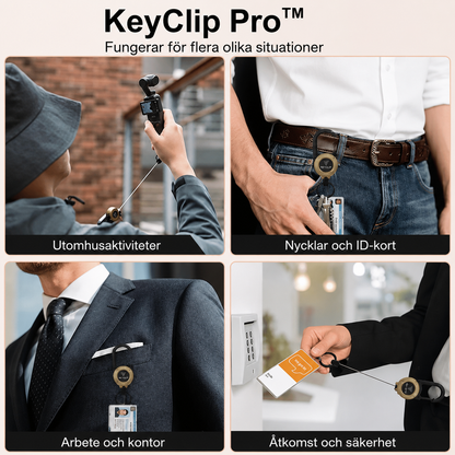 KeyClip Pro™ Karbinhake – Smidig och säker organisering av nycklar varje dag