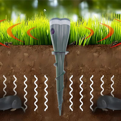 SoilShield Aura™ Trädgårdsskydd – Enkel markvibration för gräsmatta och odlingar