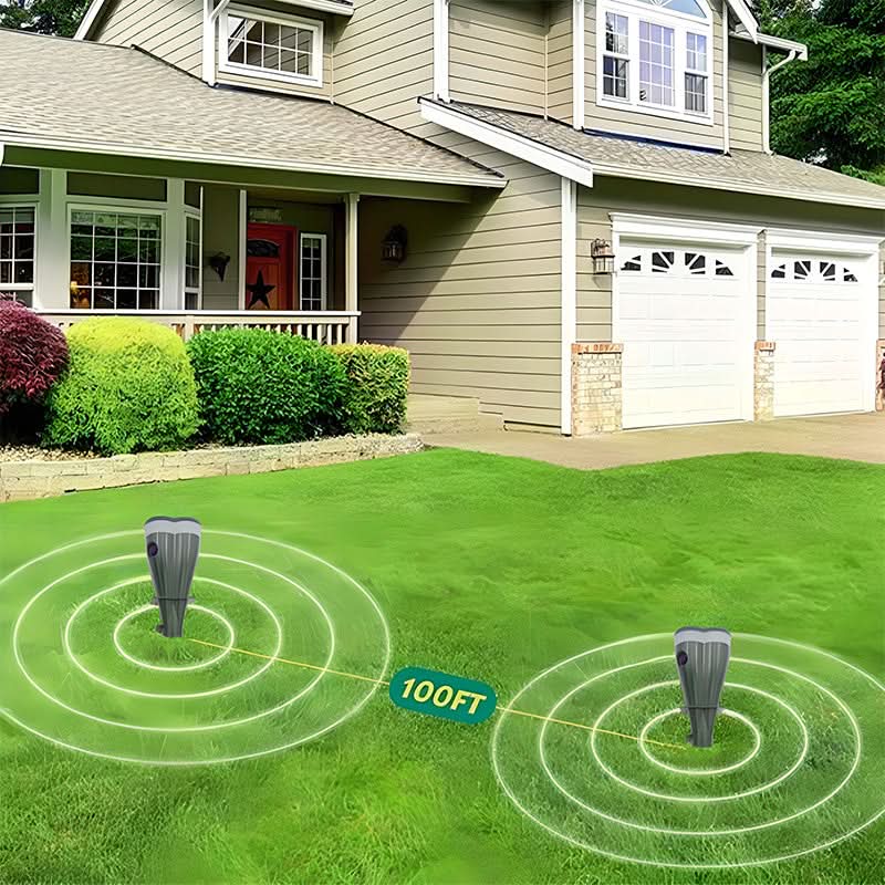 SoilShield Aura™ Trädgårdsskydd – Enkel markvibration för gräsmatta och odlingar
