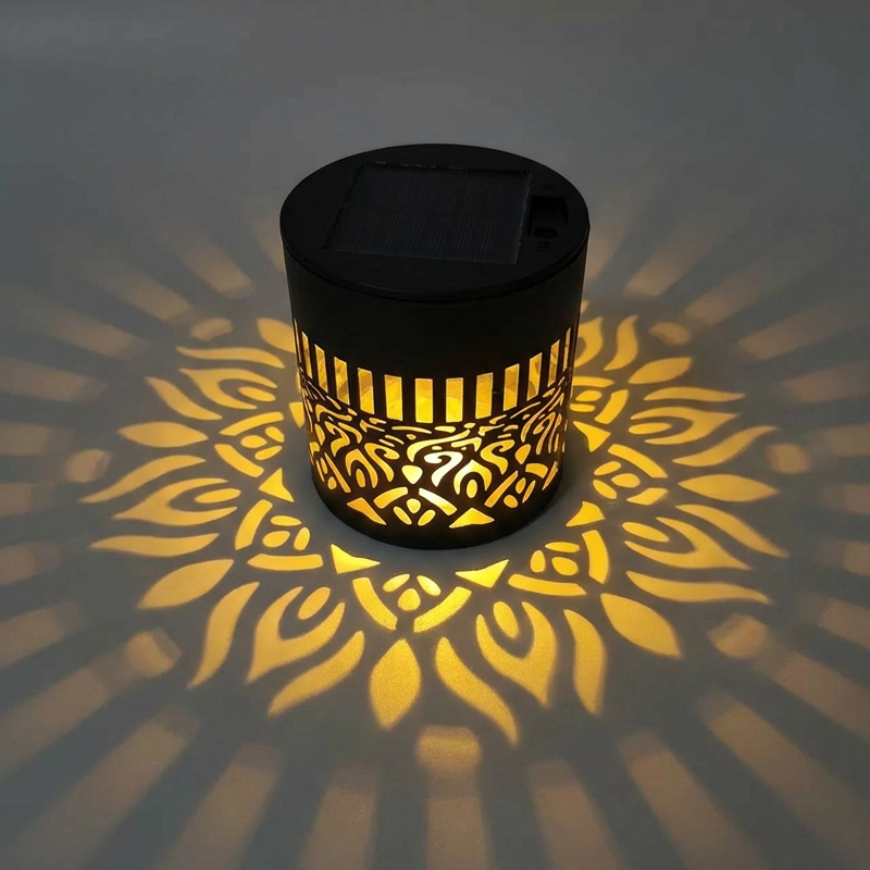 SunPattern Light™ Utelampa – Stämningsfull belysning för vägg, bord och uteplats