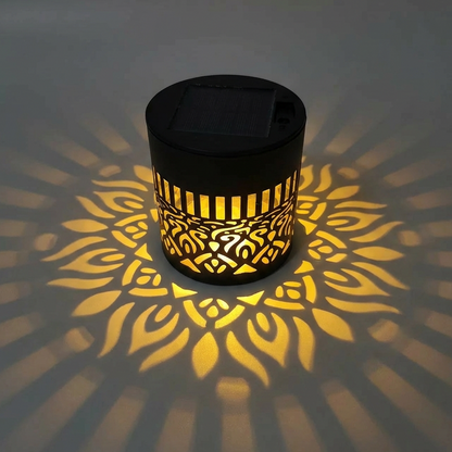 SunPattern Light™ Utelampa – Stämningsfull belysning för vägg, bord och uteplats