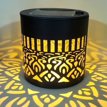 SunPattern Light™ Utelampa – Stämningsfull belysning för vägg, bord och uteplats