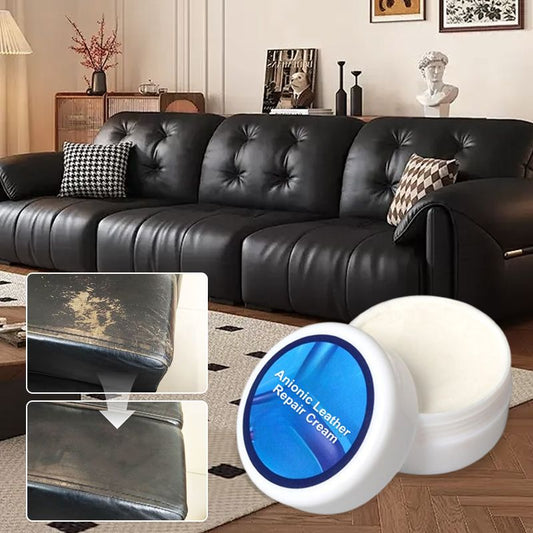 Läderreparationskräm – Fyller sprickor, vårdar, skyddar och återställer glansen!