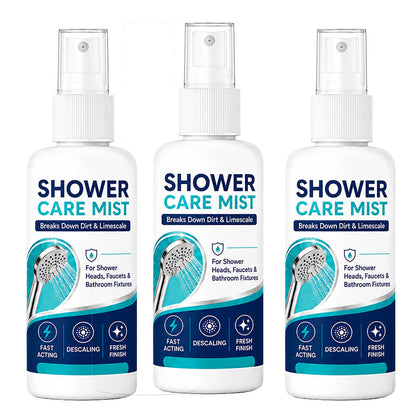 Fast-acting limescale remover spray for shower heads and faucets